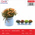 Maceta decorativa gypsophila media luna modelo ZM-53109