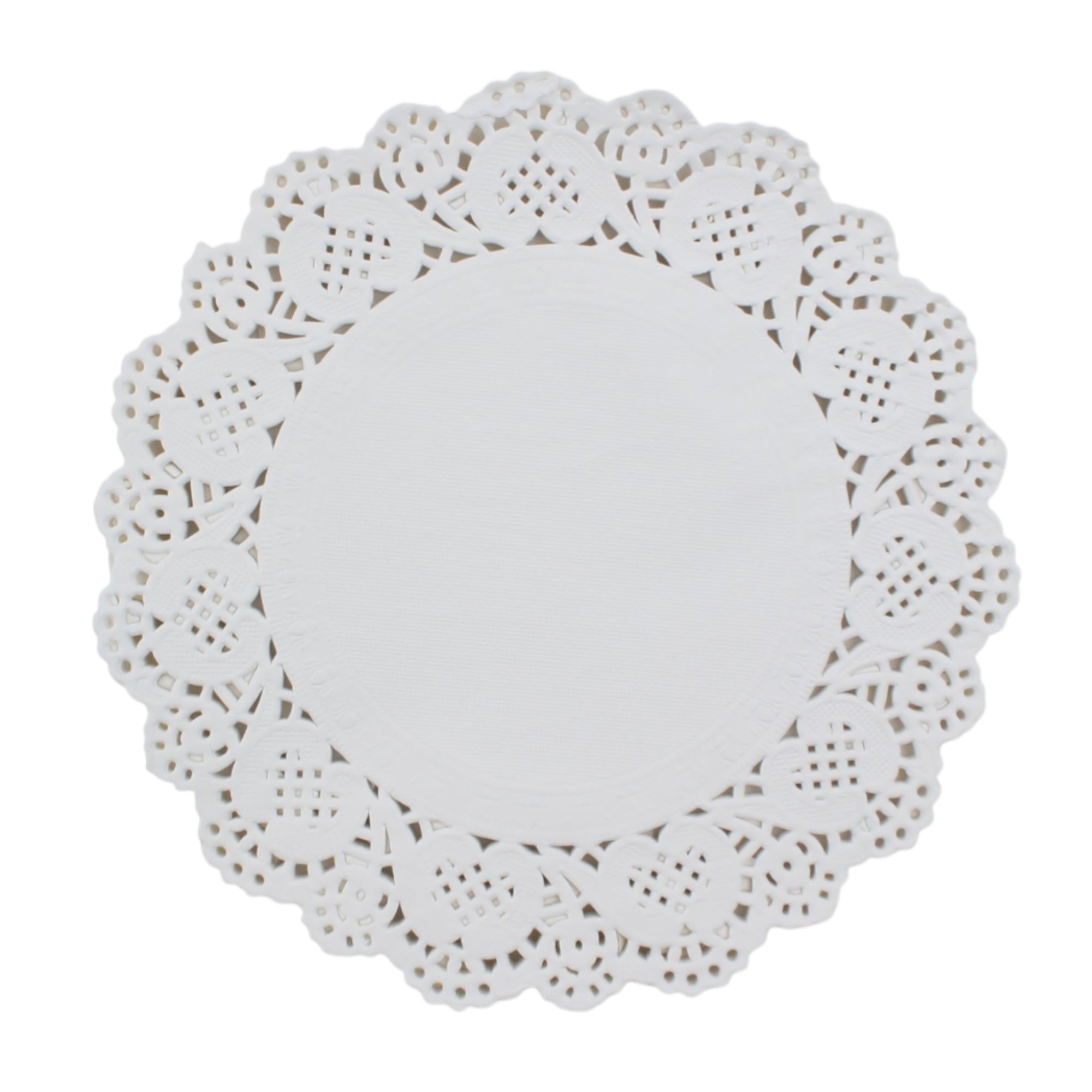 Papel Pastel Blanco Base Flor Redonda 16.5cm  45Pcs