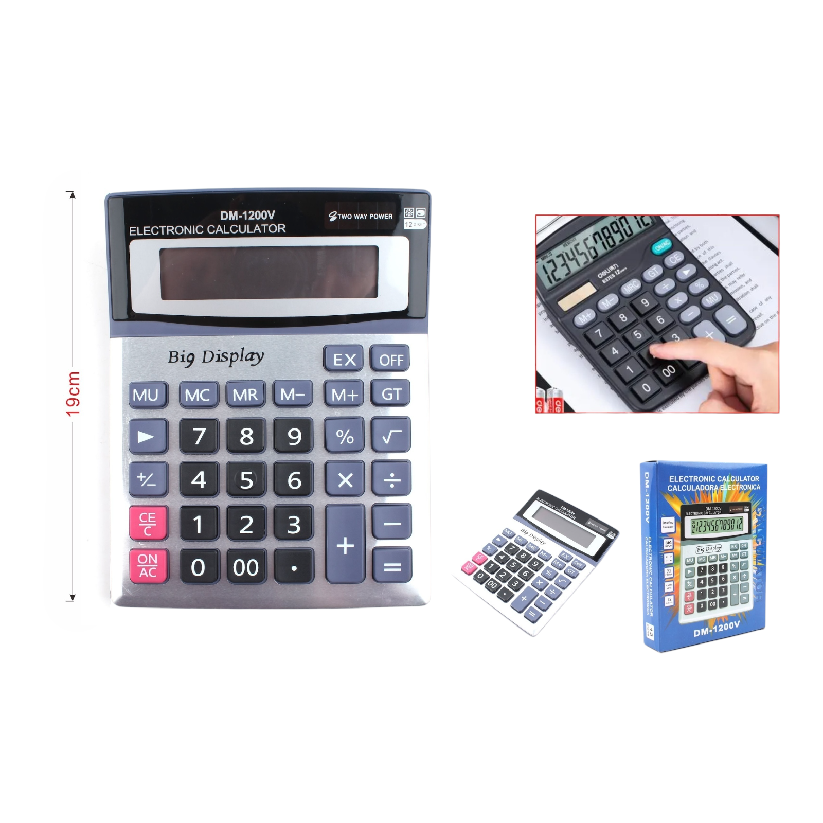 Calculadora electrónica DM-1200V