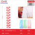 Bombillas de papel desechables 6 x 197 mm pack 25 unidades