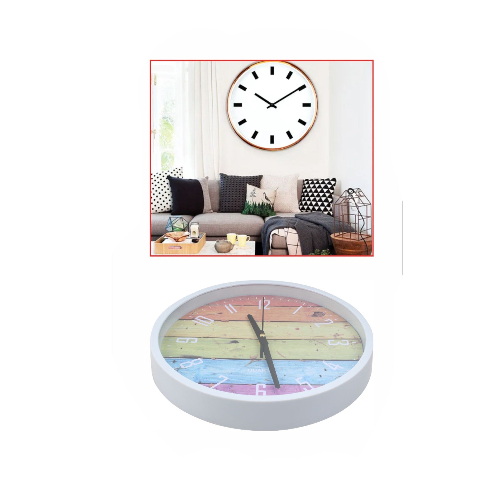 Reloj de Pared 30 cm Modelo