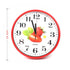 Reloj de Pared 24.5cm Modelo ZH25CM Diseño Frutas