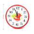 Reloj de Pared 24.5 cm Modelo Frutas