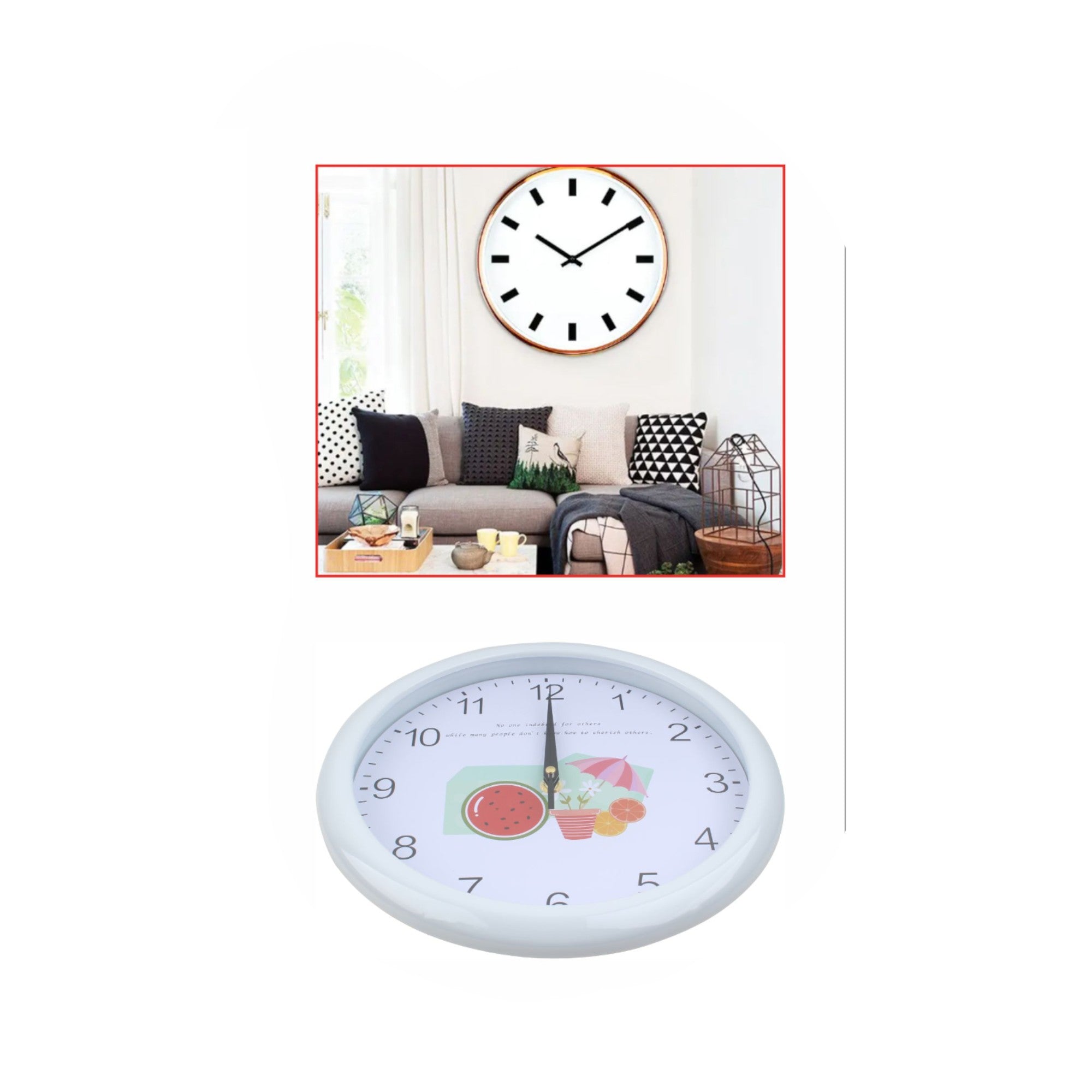 Reloj de Pared Decorativo 30 cm