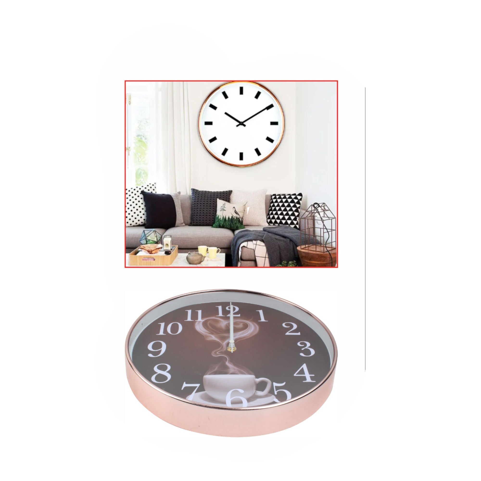  Reloj de Pared Decorativo 30 cm