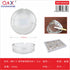 Cenicero de vidrio transparente redondo modelo G115 11,5 cm