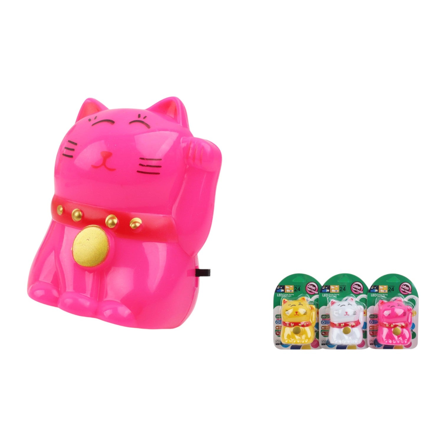 Luz Nocturna Del Gato De La Suerte - Q&X