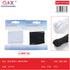 Pack x 12 Elástico redondo 2.0mm*3m negro/blanco