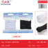Pack x 12 Elástico redondo 3.0mm*3m negro/blanco