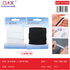 Pack x 12 Elástico plano 2.0cm*2m negro/blanco