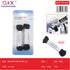 Pack x 12 Cordones planos 90cm bolsa mediana negro 6 blanco 6