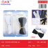 Pack x 12 Cremallera nylon 60cm bolsa mediana negro 6 blanco 6