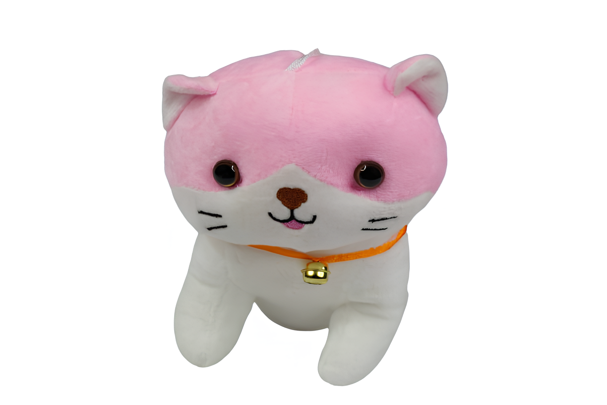 Gato de peluche con campana suave 18 cm