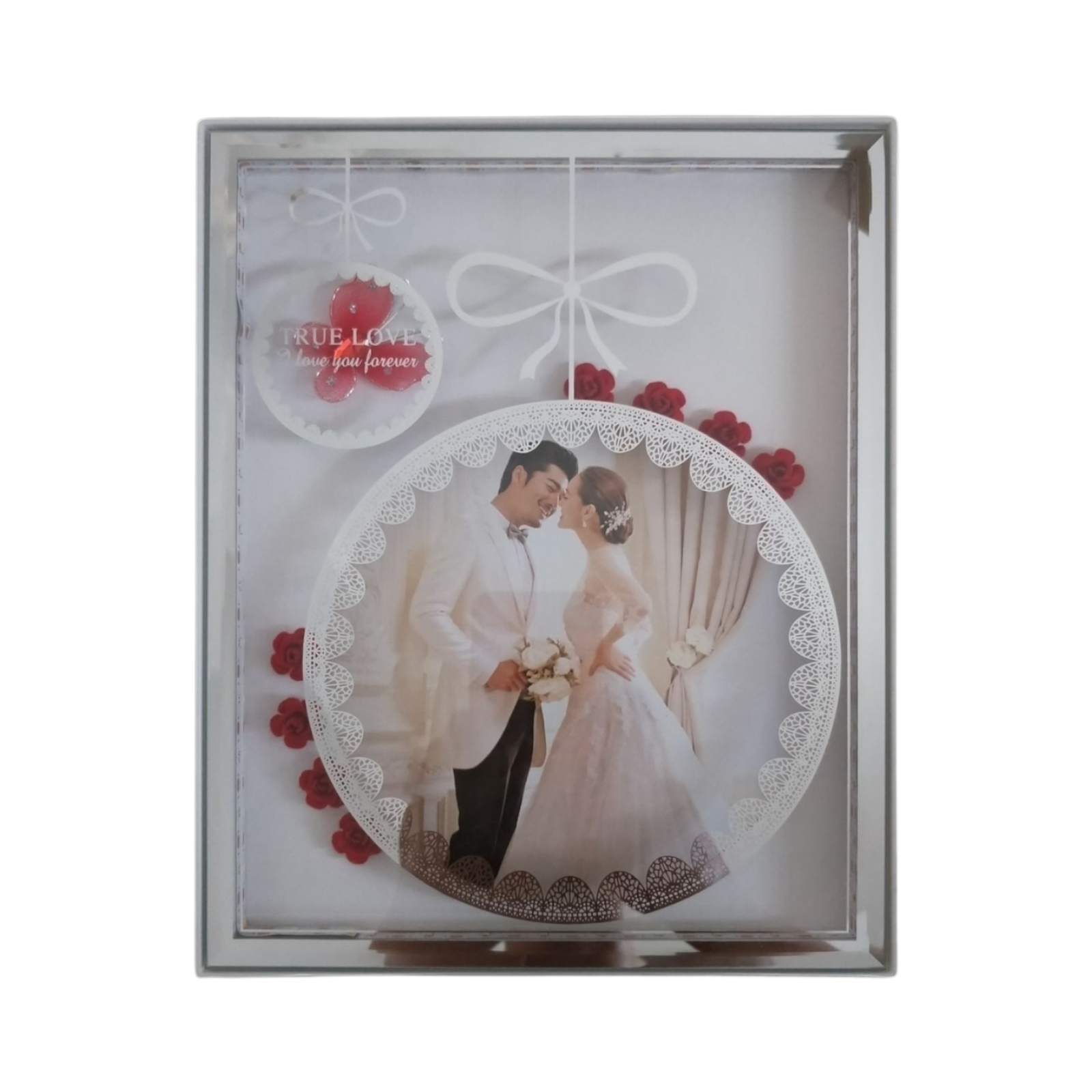 Marco de fotos vertical 20×25 cm con luz monocromática conexión USB