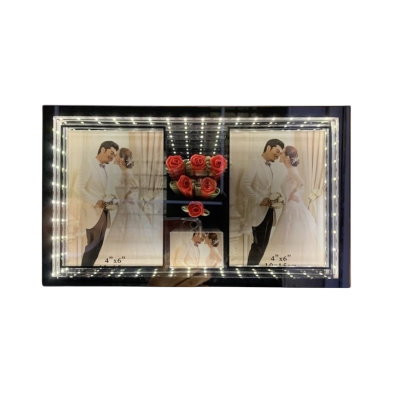 Marco Led Magic Efecto Espejo 17.5x28.5cm (USB)