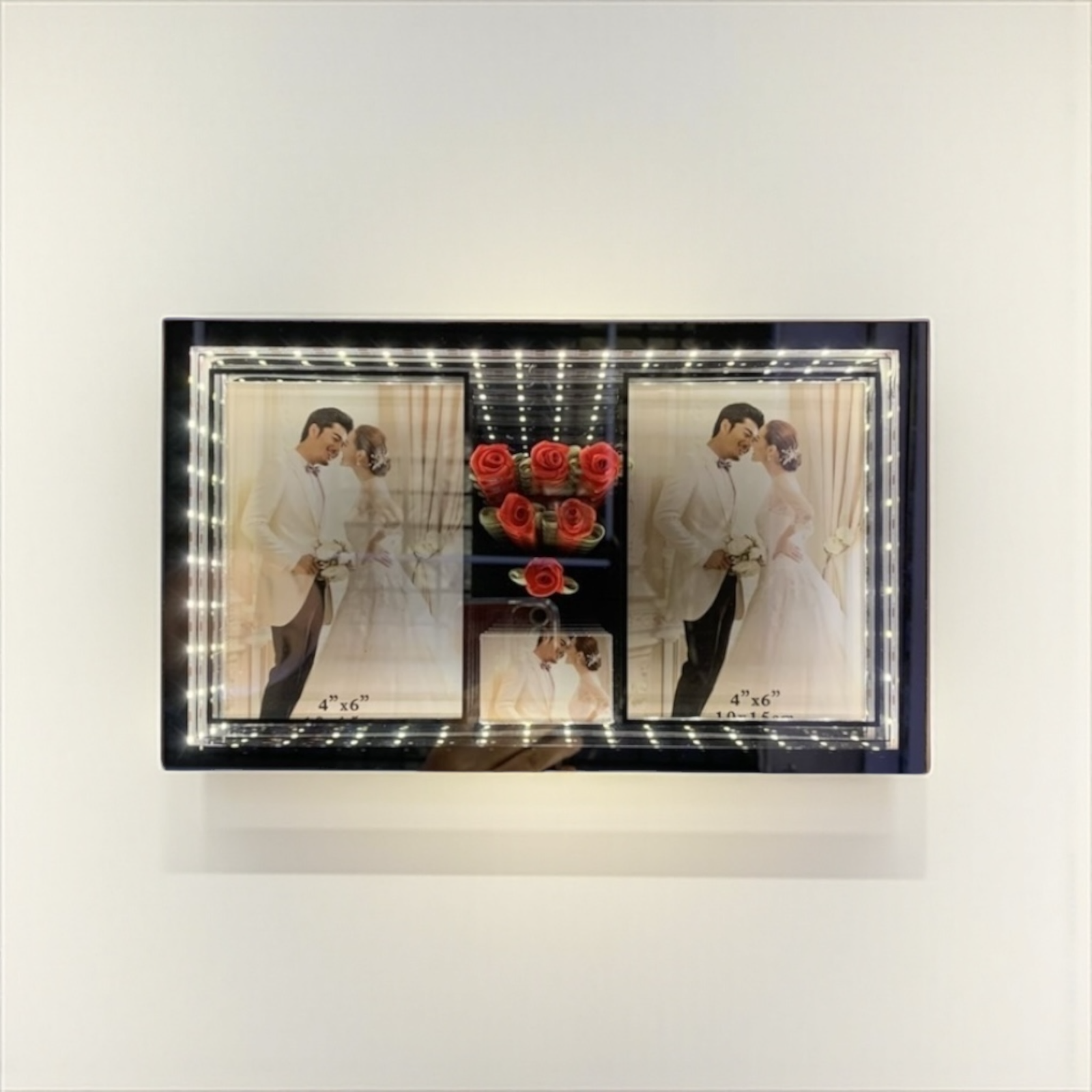 Marco Led Magic Efecto Espejo 17.5x28.5cm (USB)