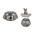 Cuenco Para Perros De Acero Inoxidable Perforado 22 Cm