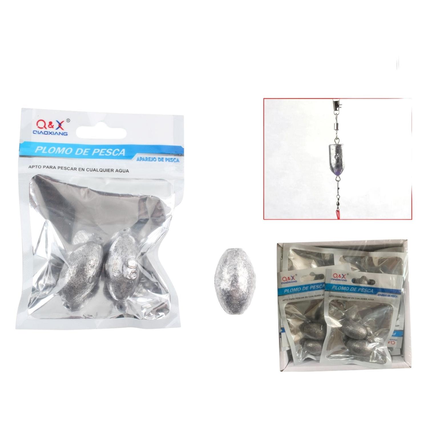 Colgante De Plomo Oliva 60G 2Pcs