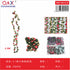 Guirnalda floral artificial camelia 2,3 m colores surtidos