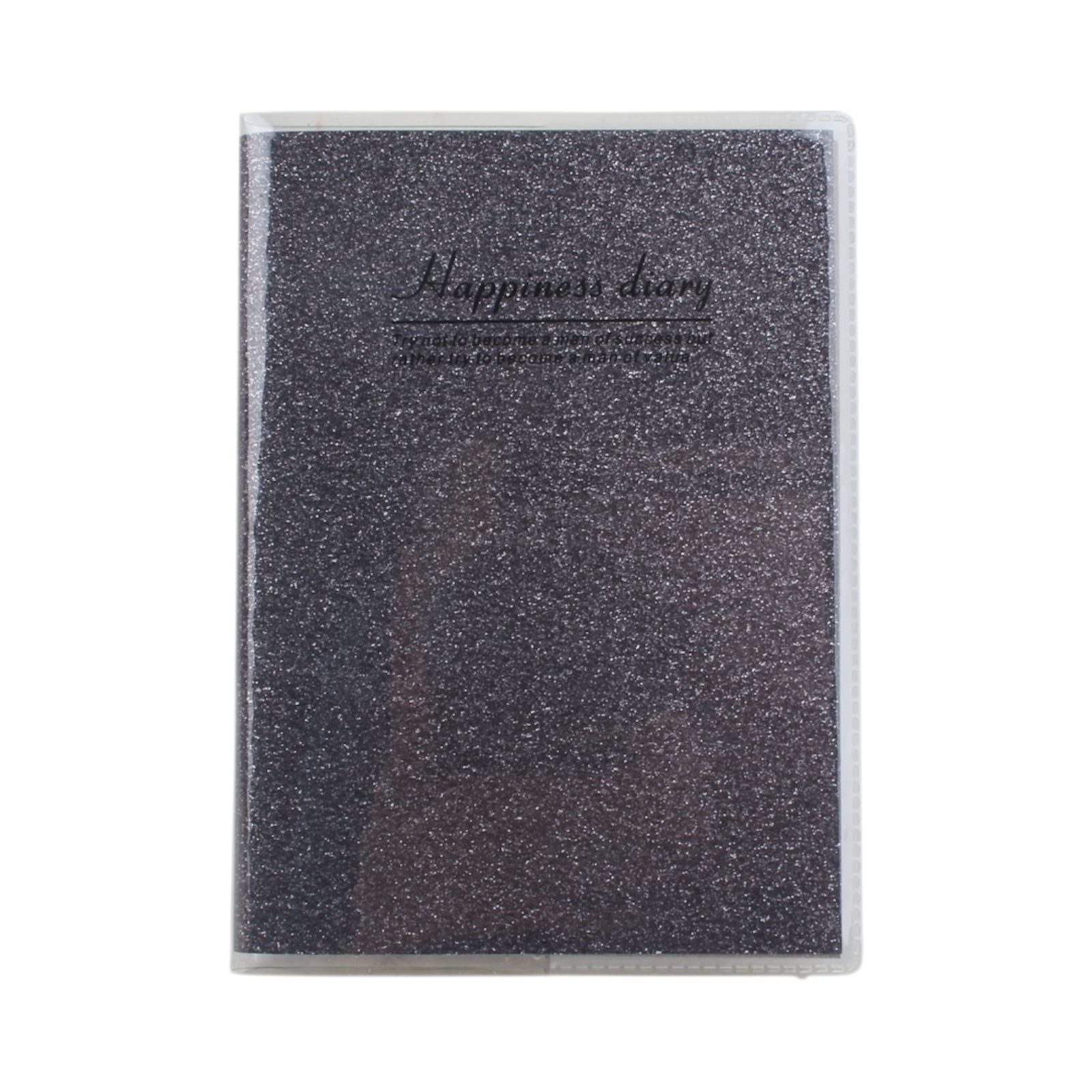 Cuaderno encuadernado brillo dorado 72K