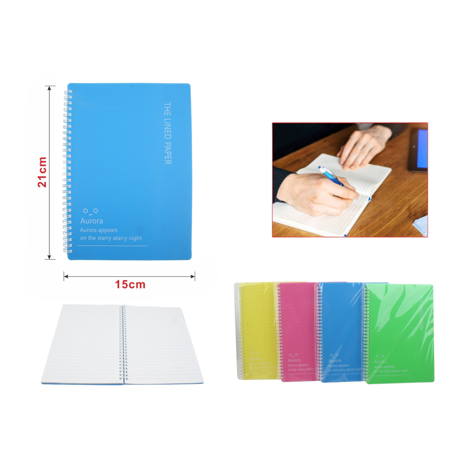 Cuaderno espiral A5 70 hojas
