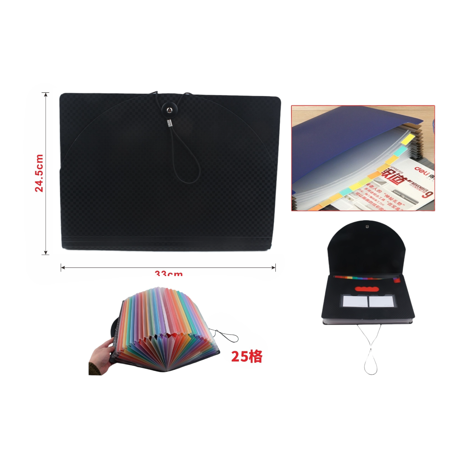 Notas adhesivas 3x3 fluorescentes surtidas