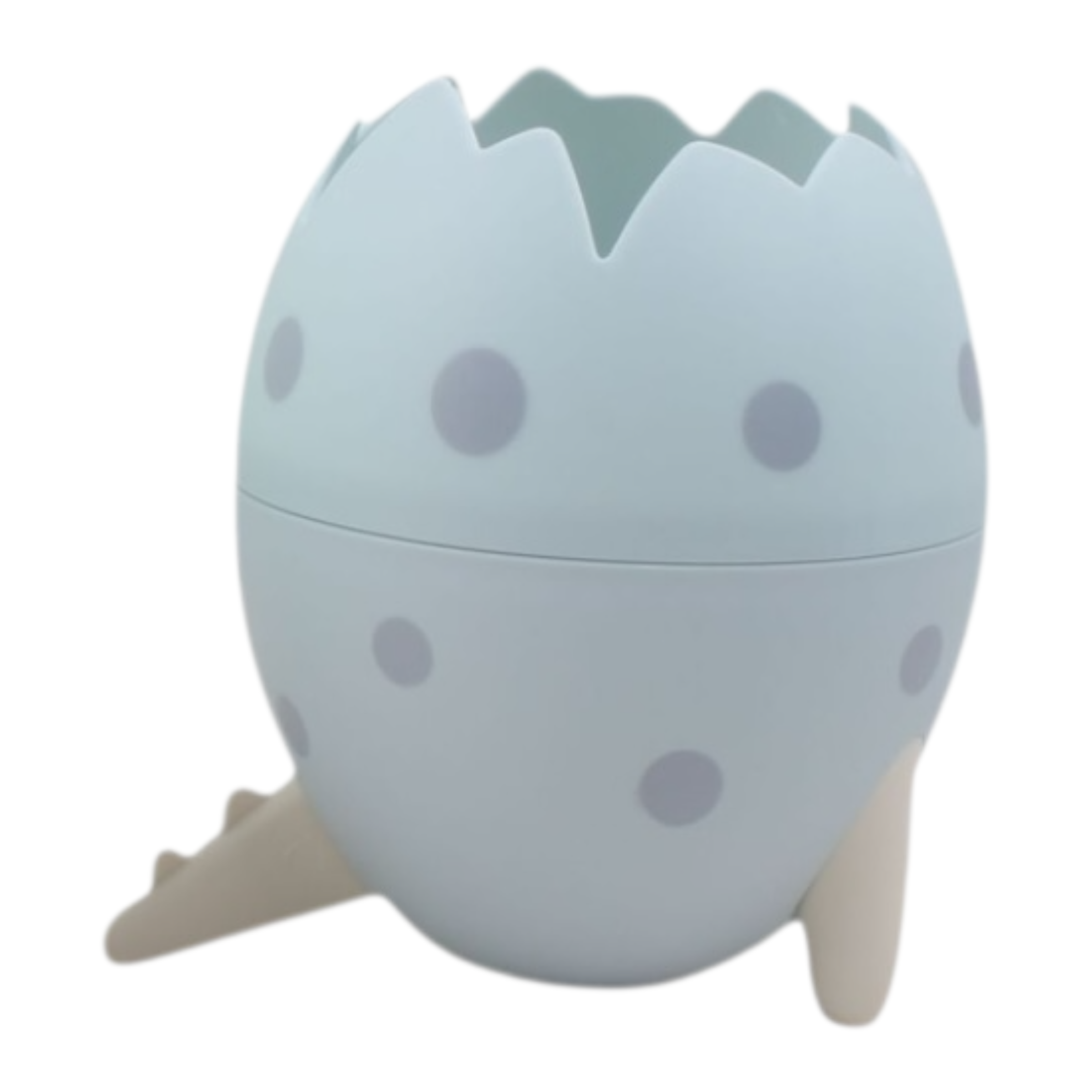 Portalápiz diseño huevo de dinosaurio