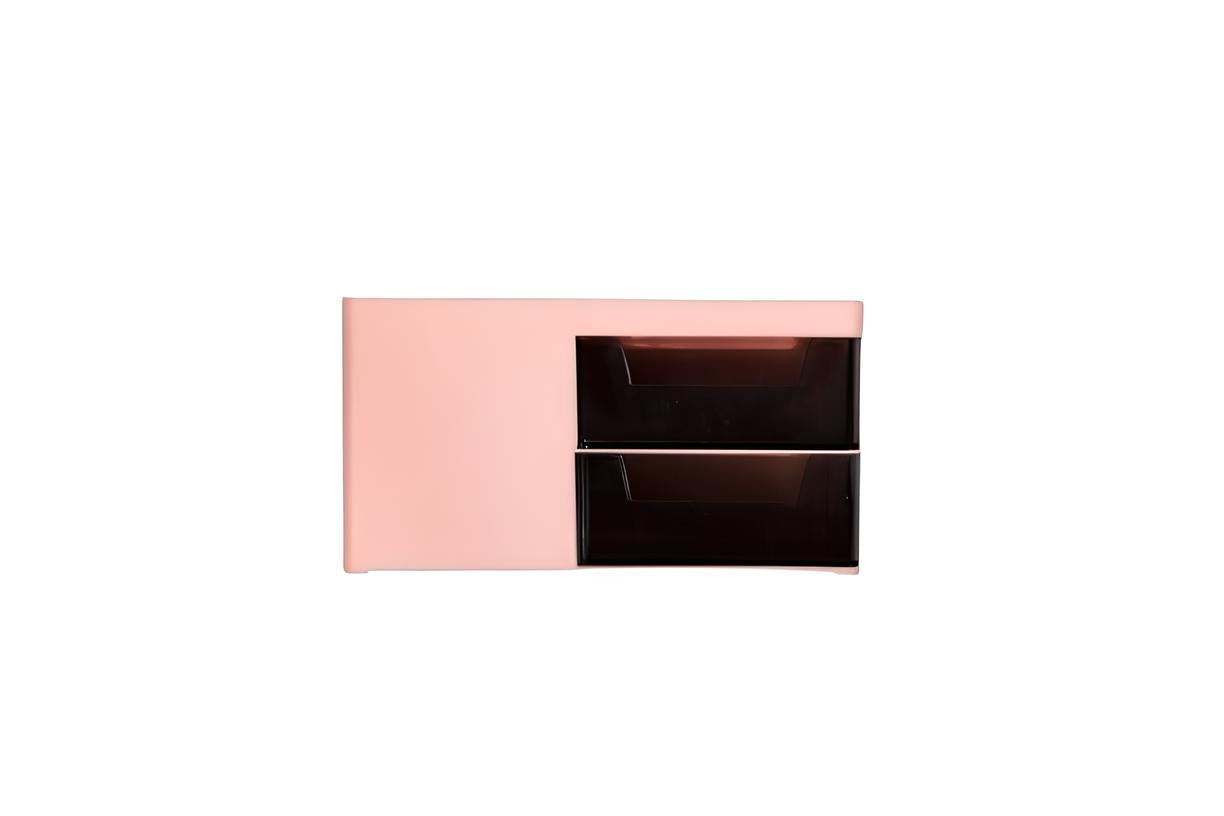 Lapicero pl¨¢stico con dos cajones transparentes - Q&X