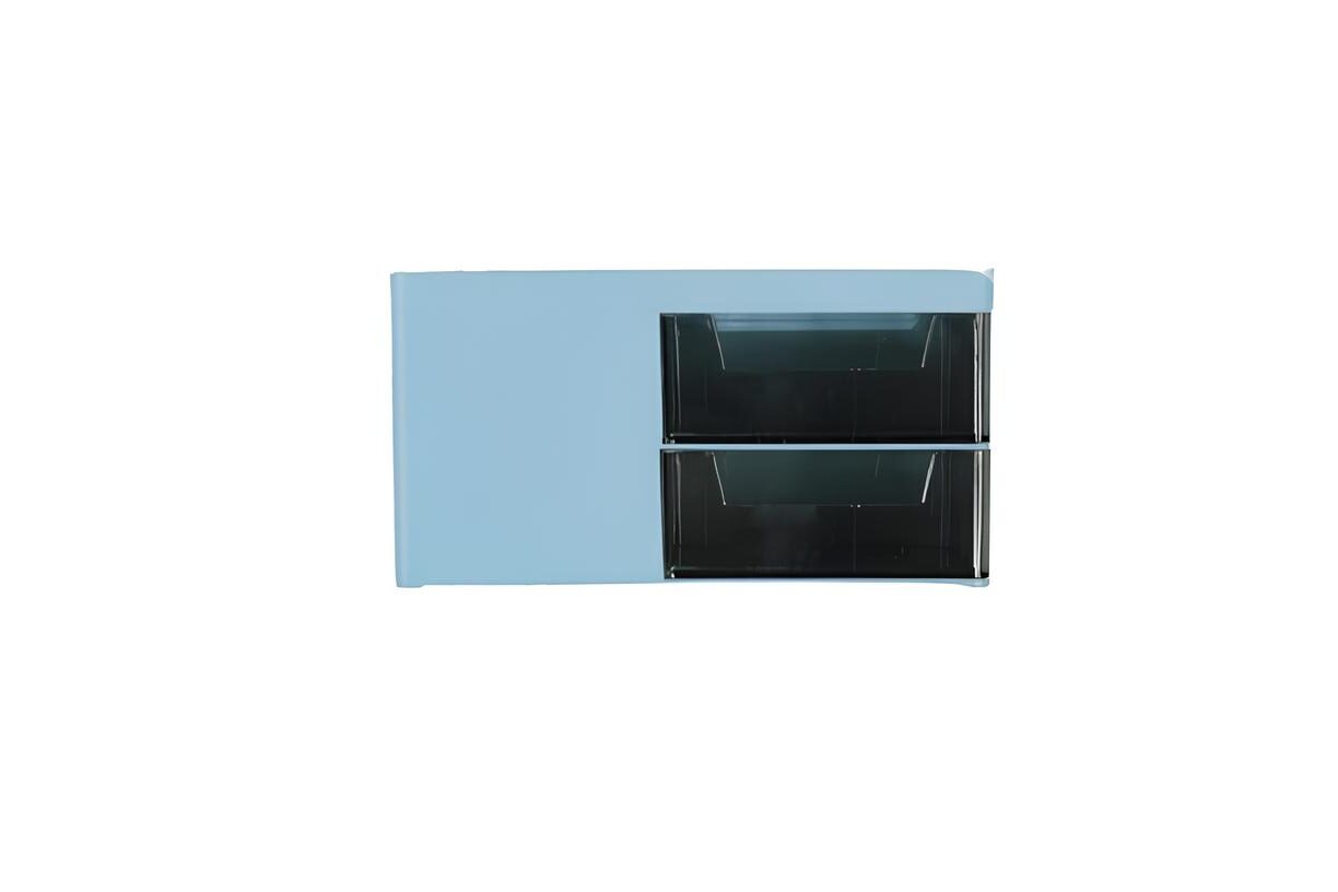 Lapicero pl¨¢stico con dos cajones transparentes - Q&X
