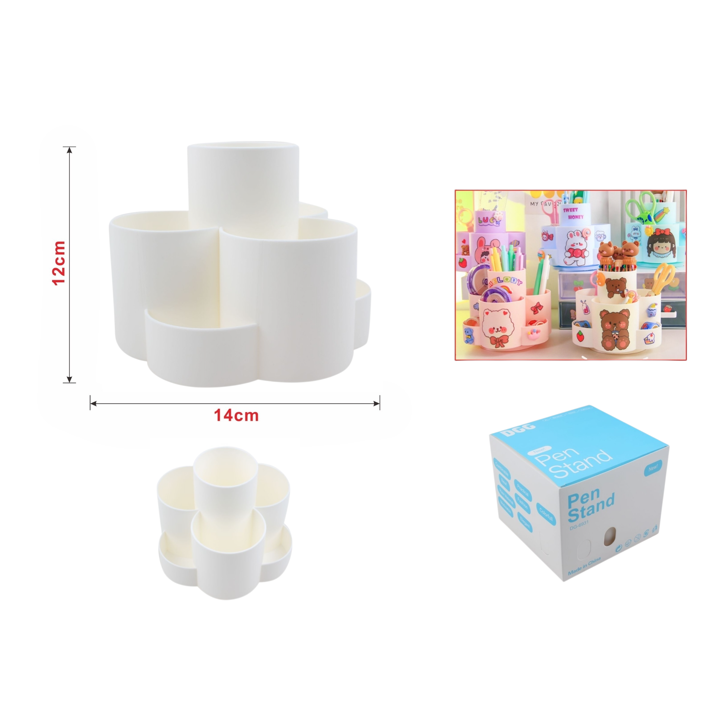 Portalápiz multifuncional