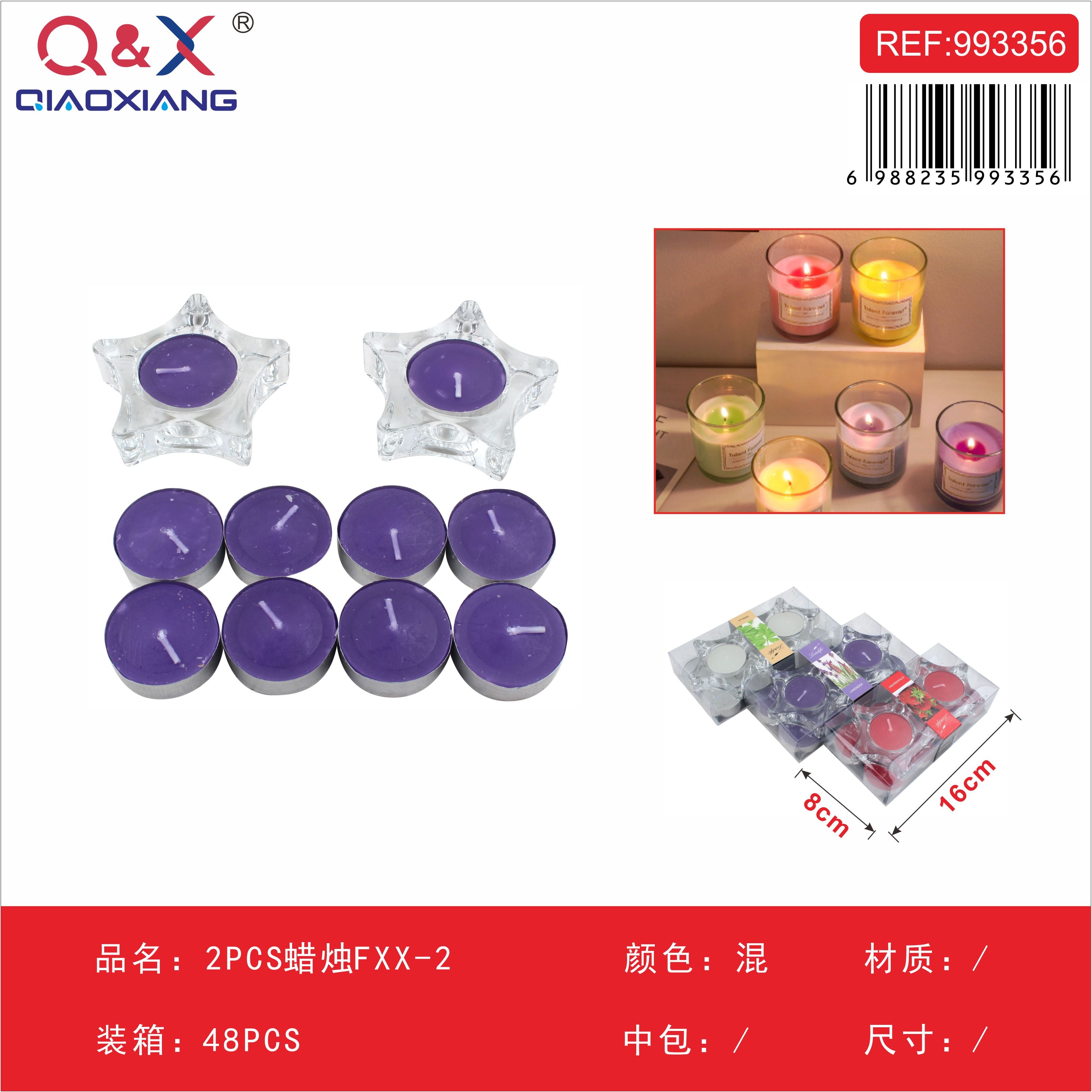 Vela decorativa pack x2 – FXX-2