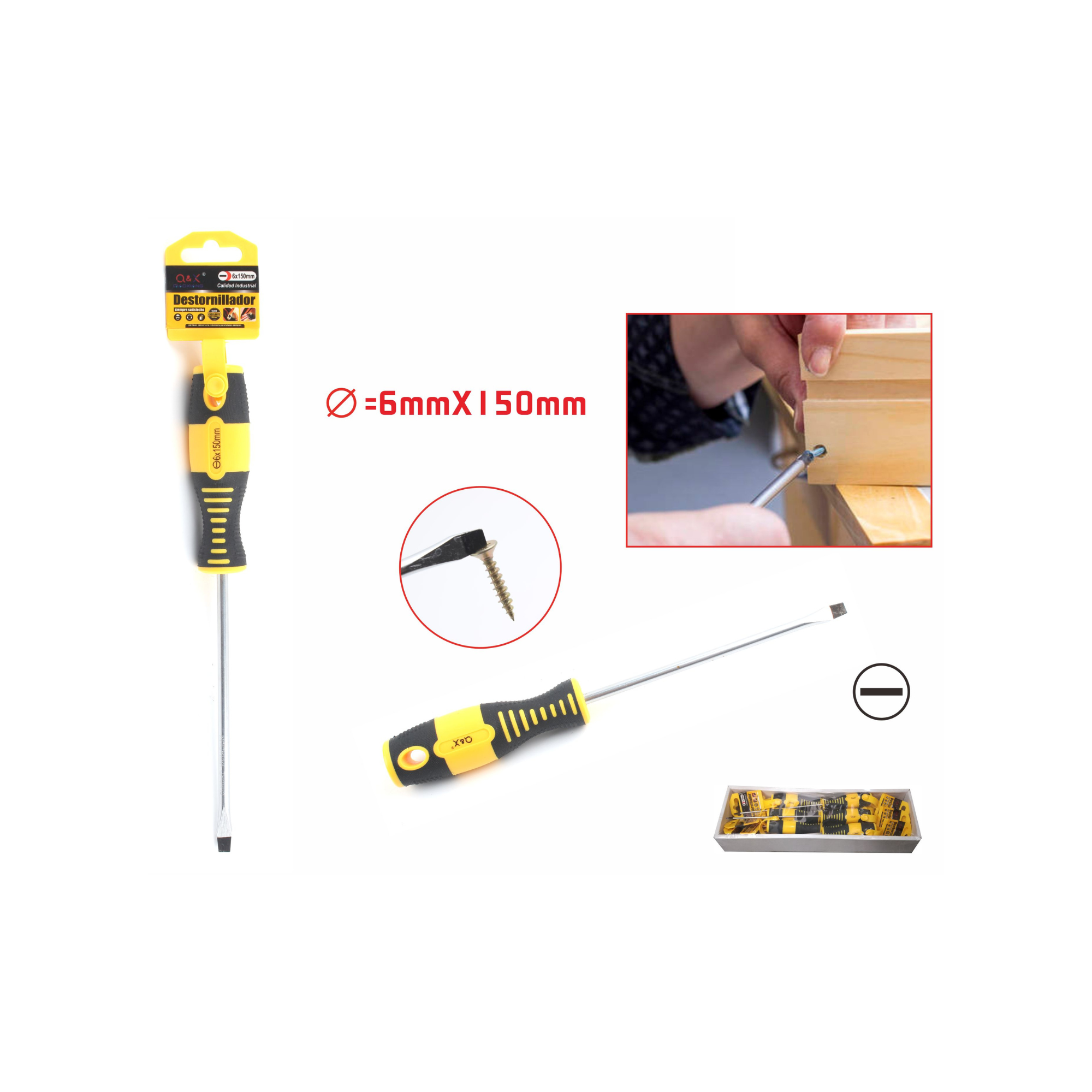 Destornillador Con Mango De Seta