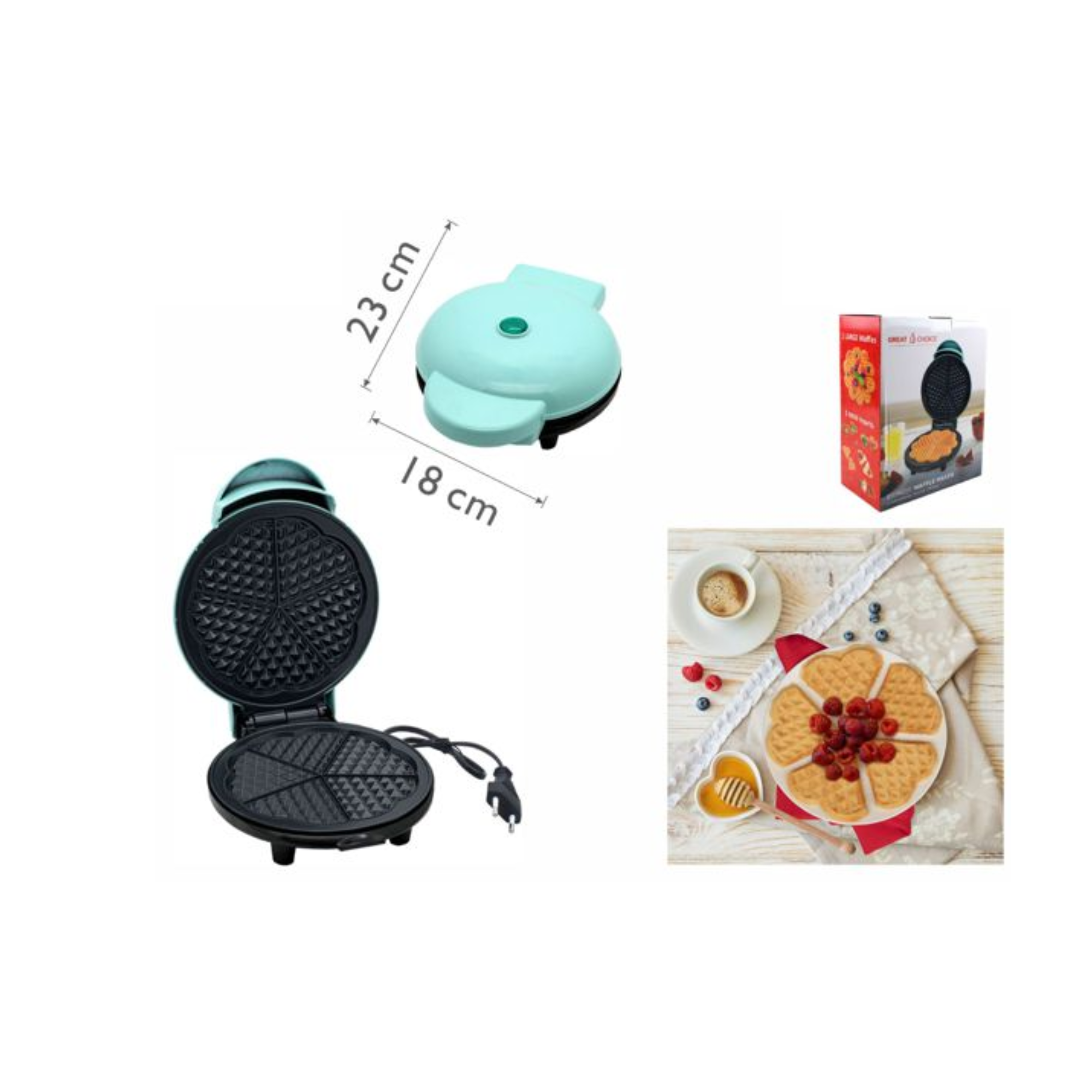 ?? Waflera Flor de Corazón  550W