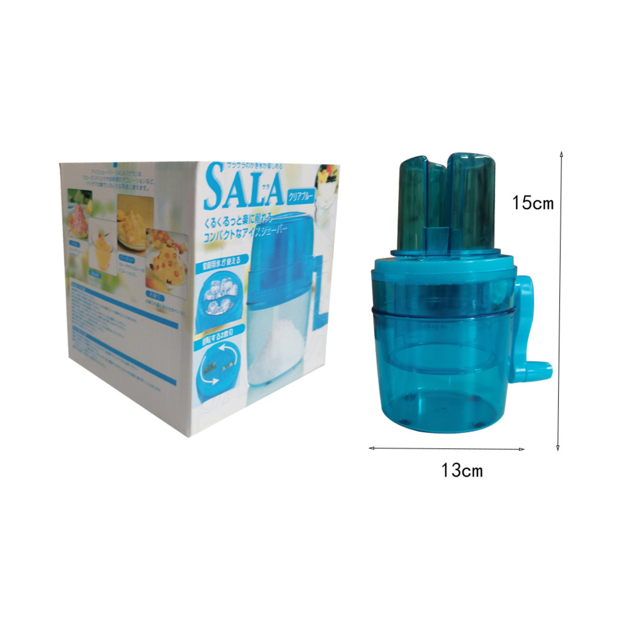 Trituradora de Hielo Manual Portátil y Compacta