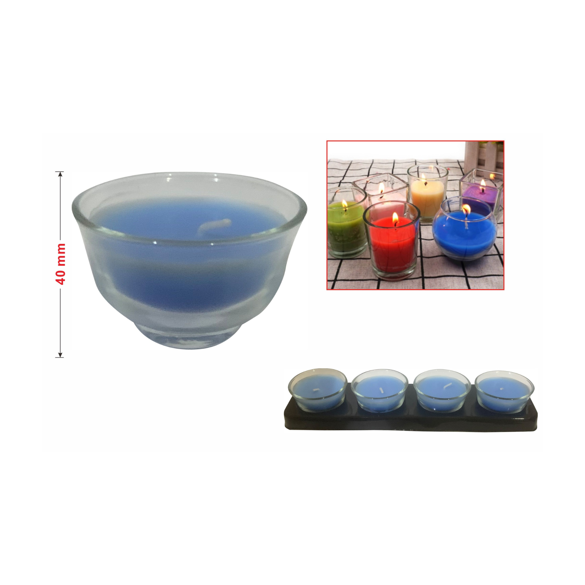 🕯️ Vela Aromática en Frasco con Tapa - 80 mm