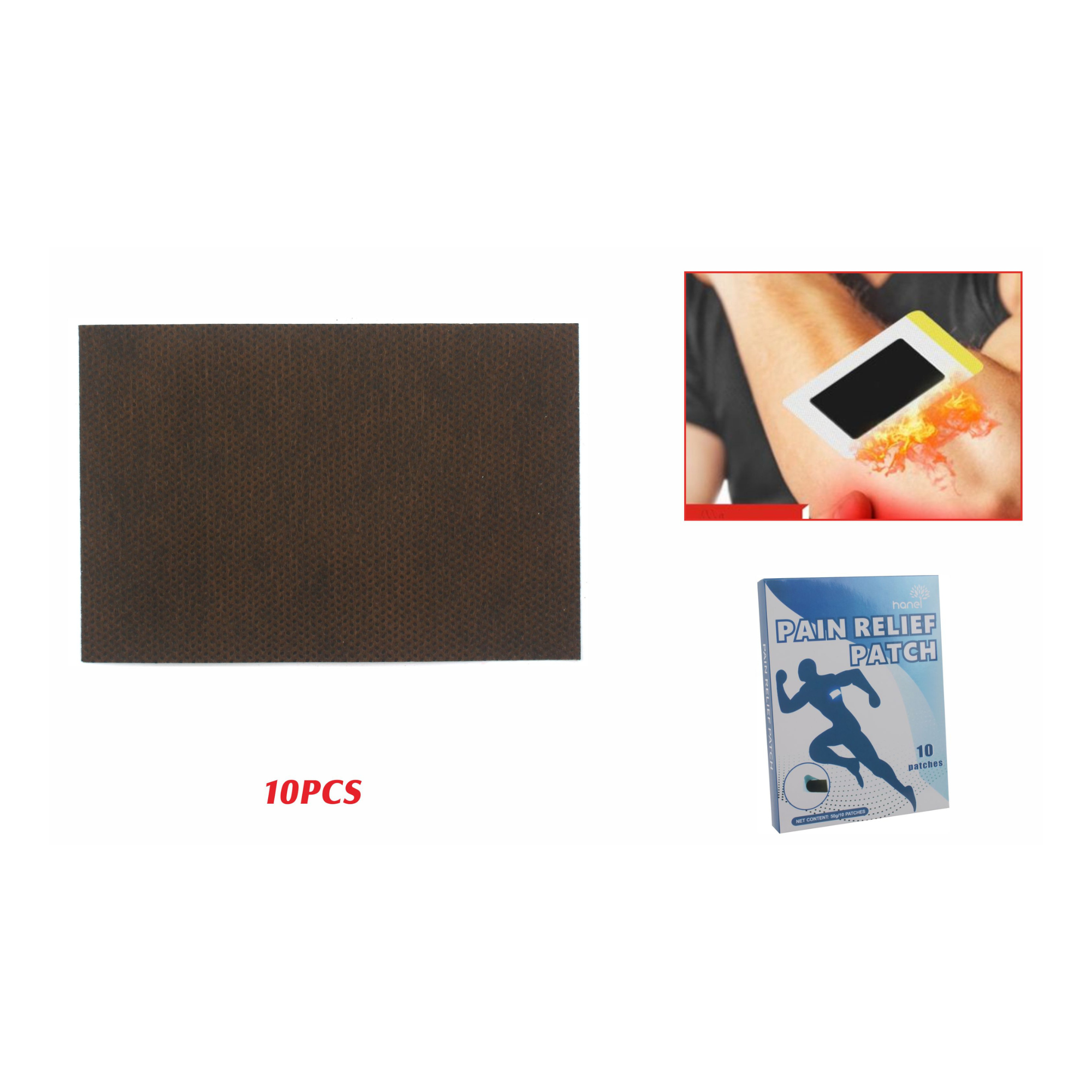 🩹 Parche Analgésico – 10 Unidades