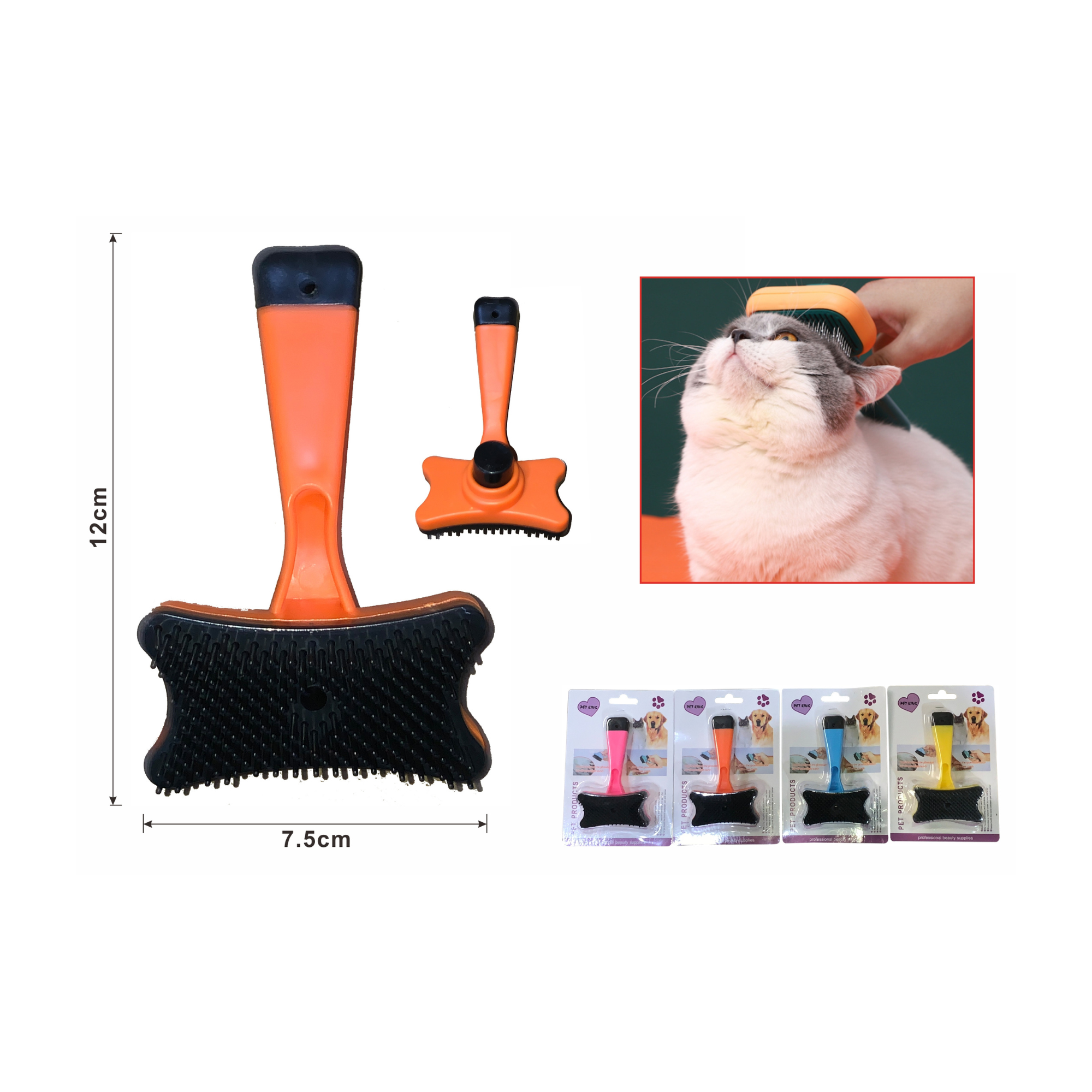 🐾 Cepillo para Mascotas – Modelo A2132-8801