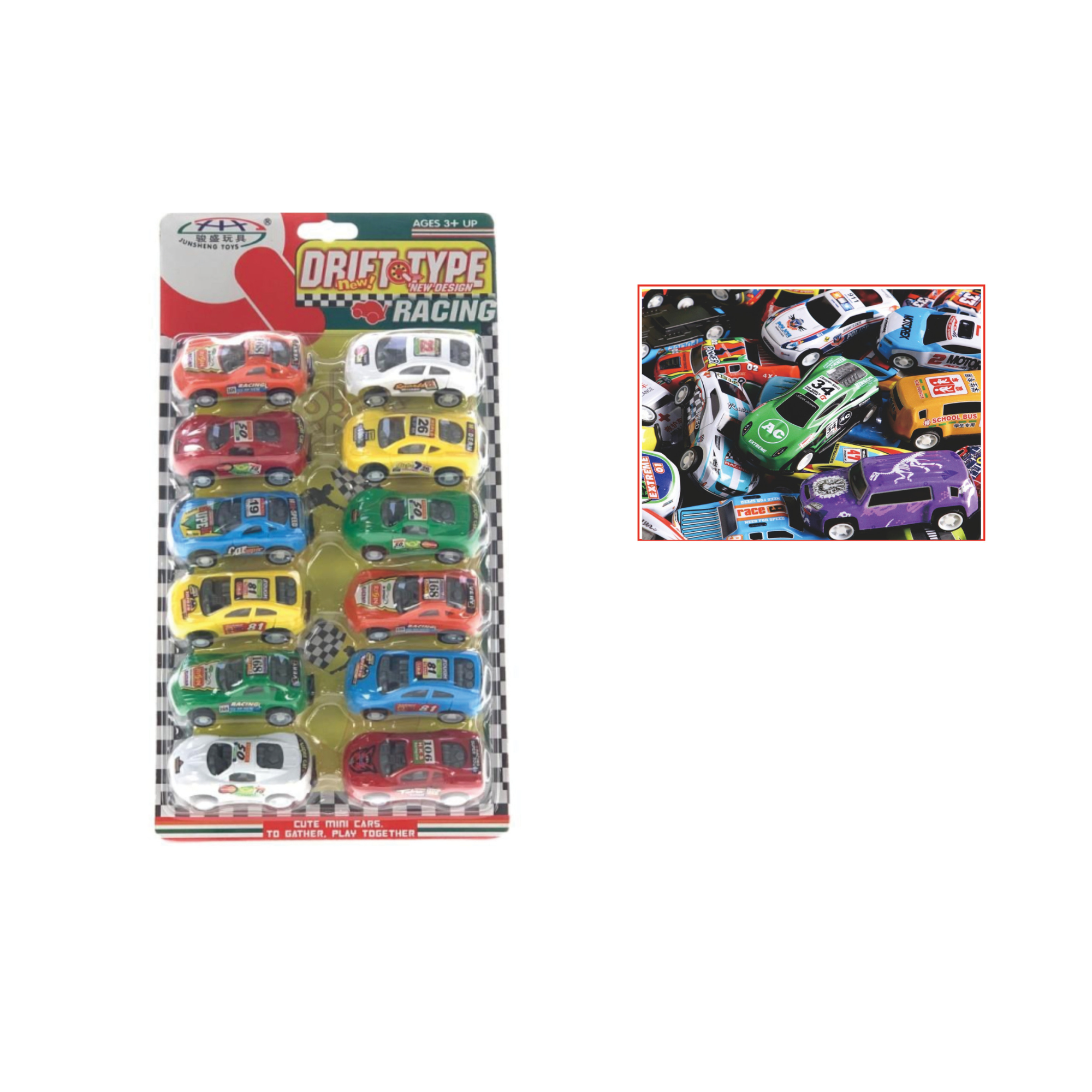Set de Autos de Carreras – Drift & Type Racing