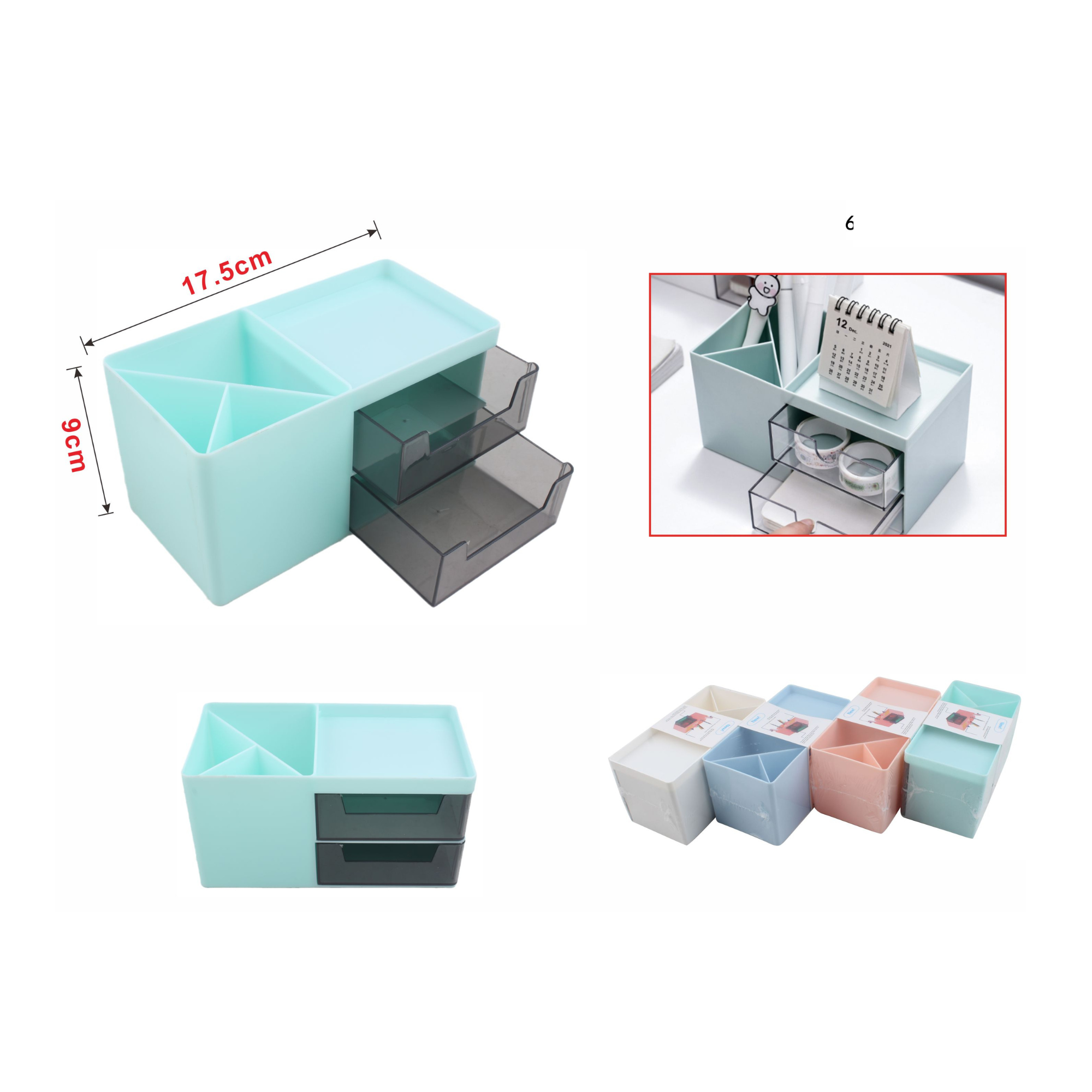 Organizador de Escritorio Multifuncional Q&X 