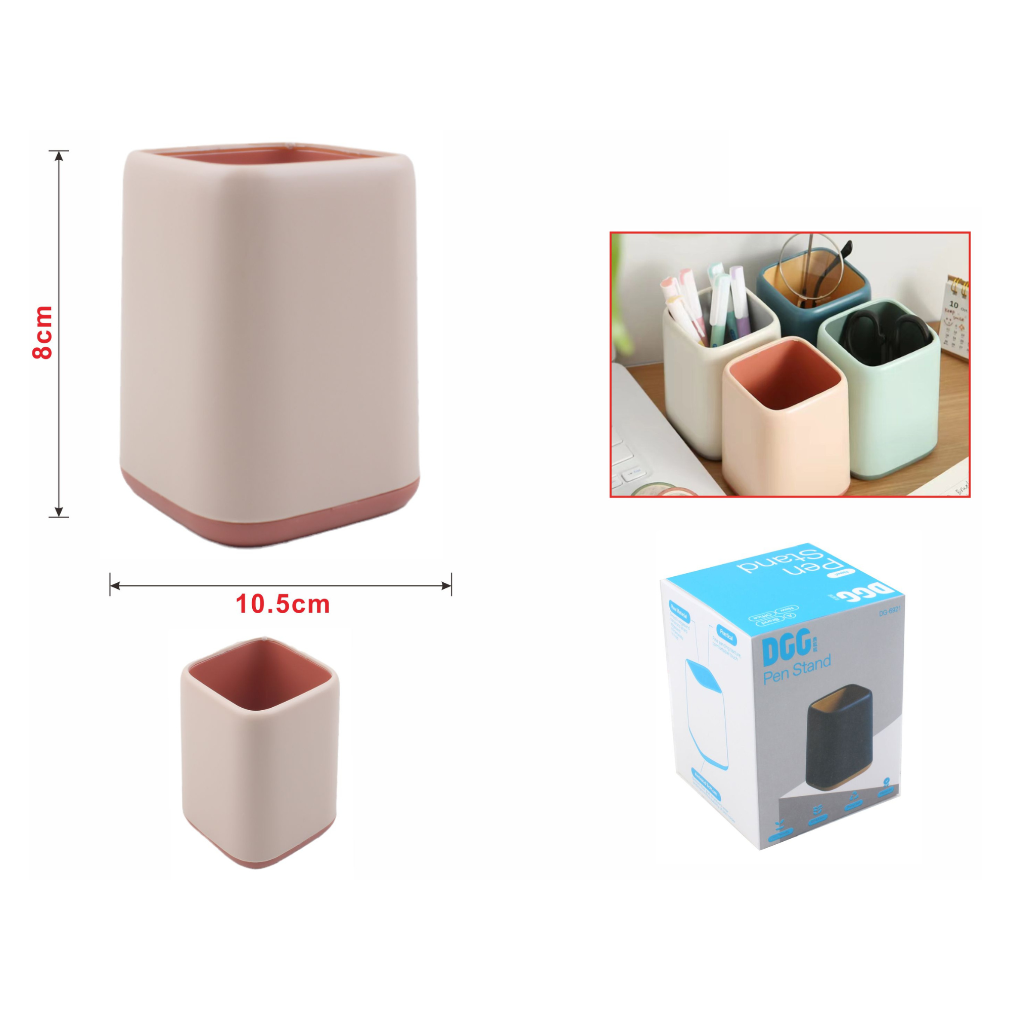 Portalápices Minimalista– Diseño Compacto y Elegante