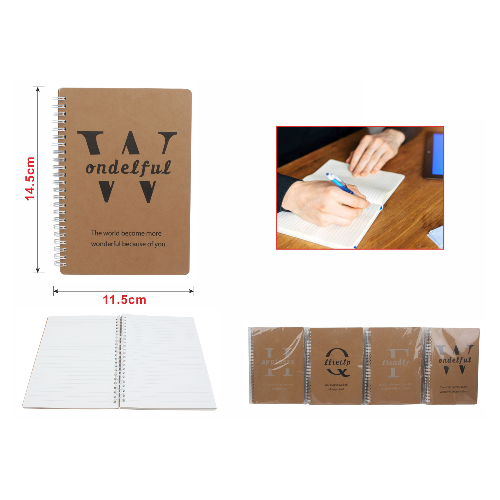 Cuaderno Ecológico con Espiral