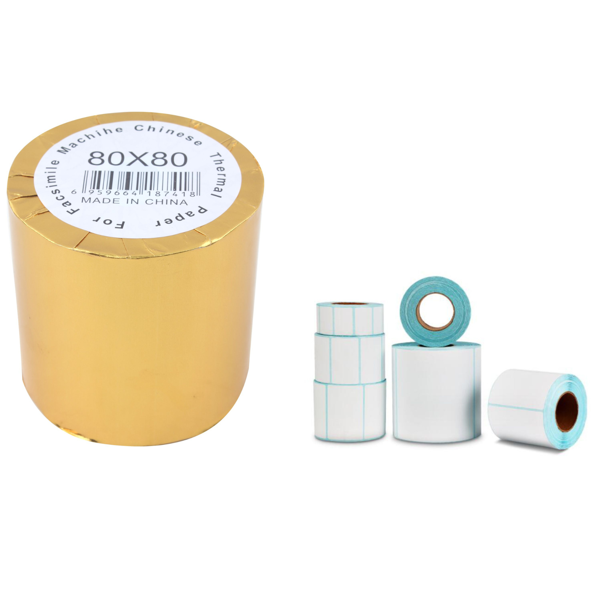 Rollo de Papel Térmico 80mm x 80mm