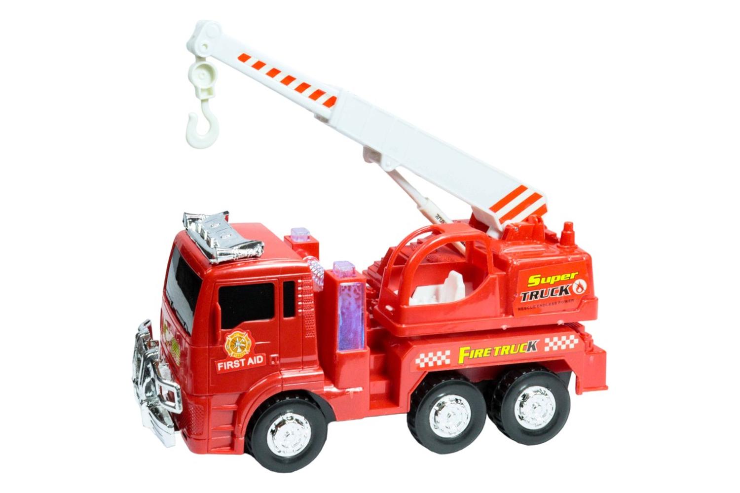 Camión de Bomberos Eléctrico con Movimiento y Luz