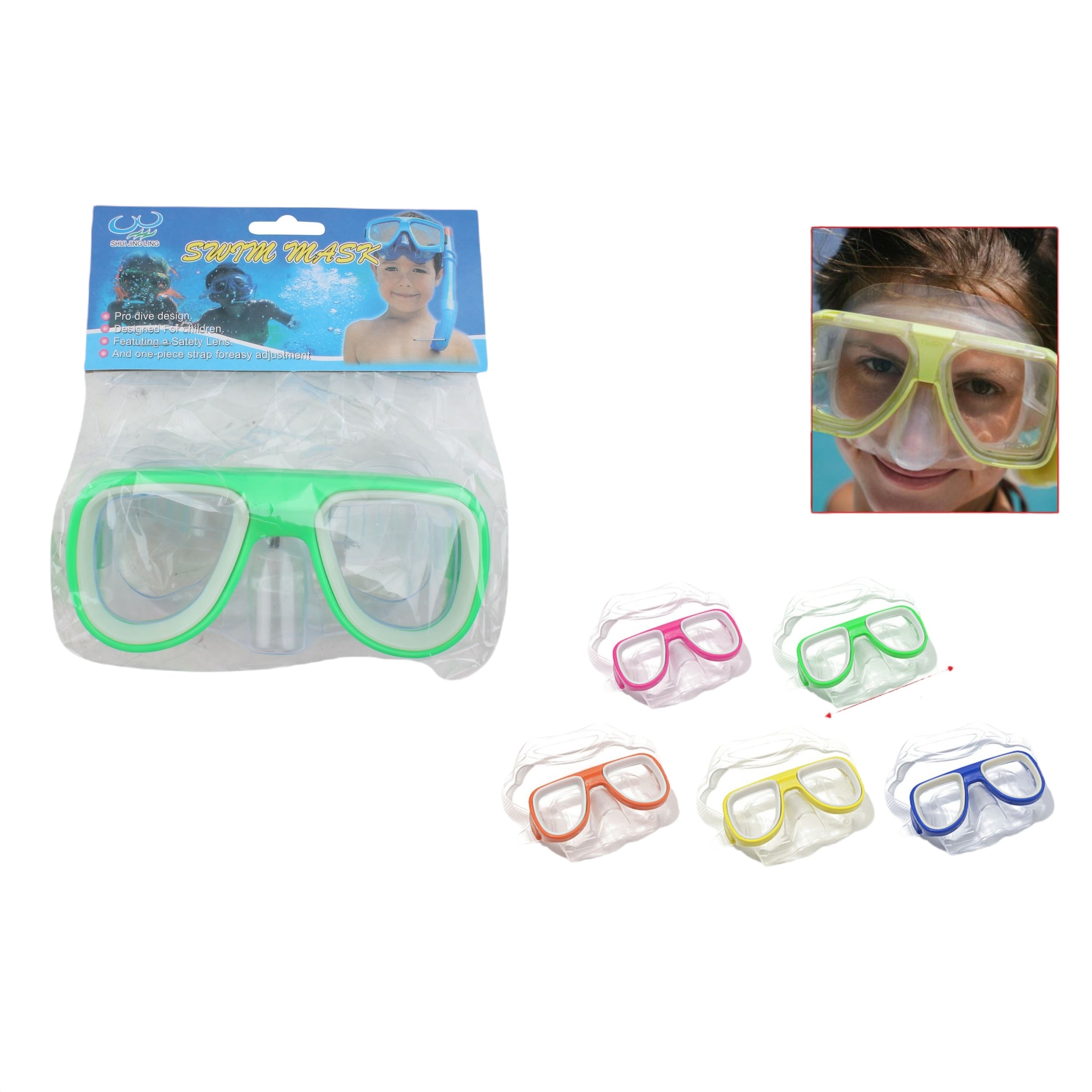 🥽 Gafas de Natación Individuales Qiaoxiang