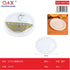 Plato Ovalado Blanco 12 pulgada Set 8 Unidades