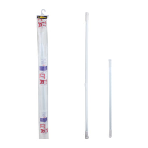 Barra de cortina de bano de hierro blanca 70-120 (bolsa OPP) - Q&X