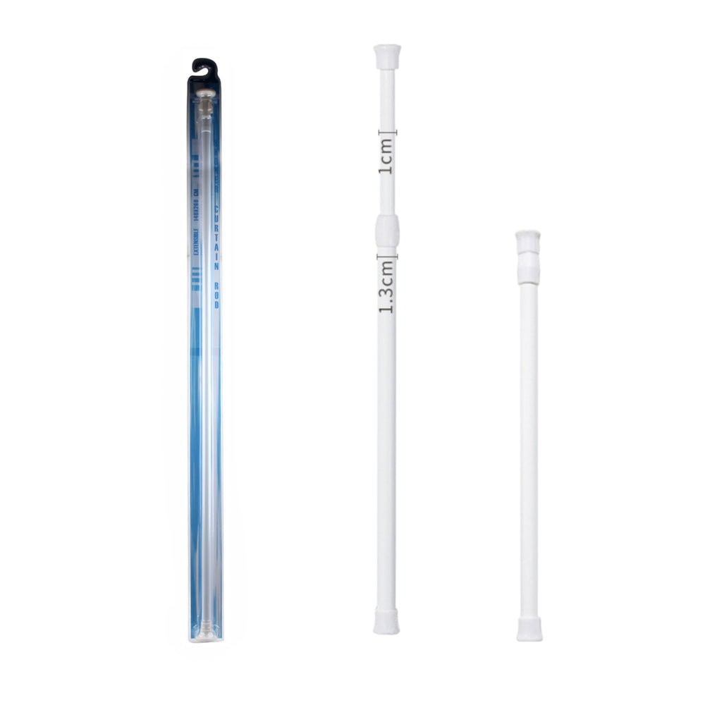 Barra de cortina de bano de aluminio con cabezal grande 140-260 (caja de succión) - Q&X