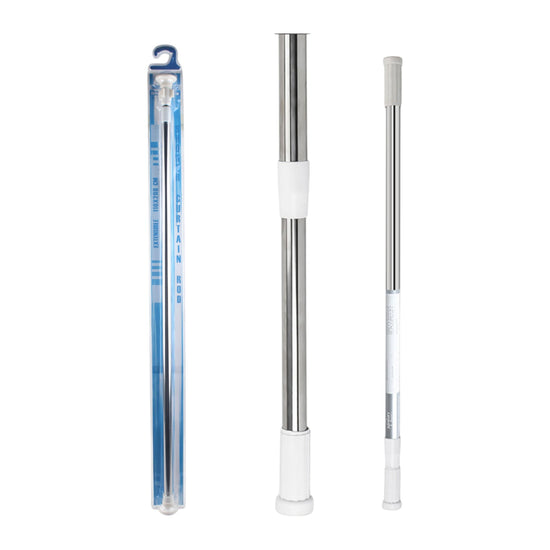 Barra de cortina de bano de acero inoxidable con cabezal grande 140-260 (caja de succión) - Q&X