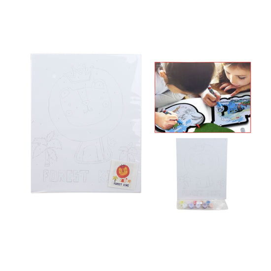 Tablero De Pintura Al ¨®leo Digital 24*30Cm Con Pinceles Y Pinturas. - Q&X