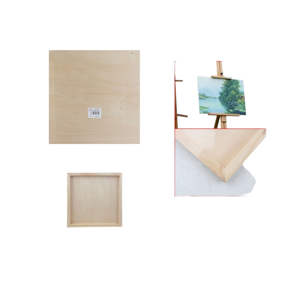 Cuadro De Madera Para Pintar 25*25Cm - Q&X